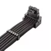 CableMod C-Series Pro Connection kabelis - Variant A, 90°, 16-Pin to 4x8-Pin PCIe, melns