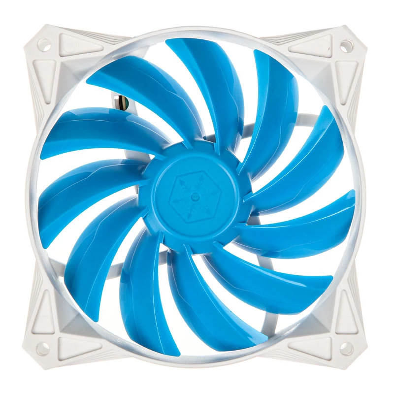 SilverStone SST-FQ122 120 mm korpusa ventilators — balts