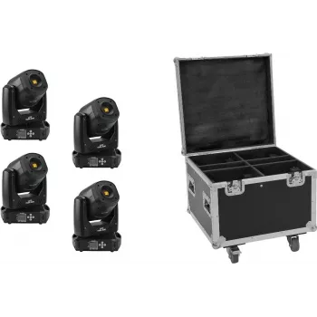 LED komplekts EUROLITE TMH-S90 4x ar transporta koferi — EUROLITE TMH-S90 4 vienības