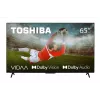 TV Toshiba 65UV2463DG 65 collas (165,1 cm) 4K Ultra HD DLED viedais televizors, 3840×2160, VIDAA, Wi‑Fi, 300 cd/m², melns