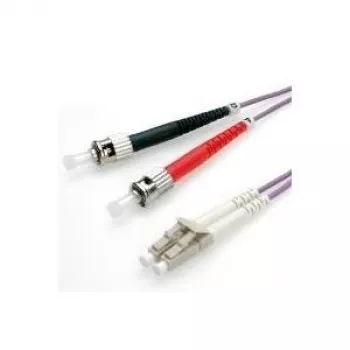 Optiskās šķiedras džemperkabelis ROLINE OM4 LC/ST 50/125µm 1m