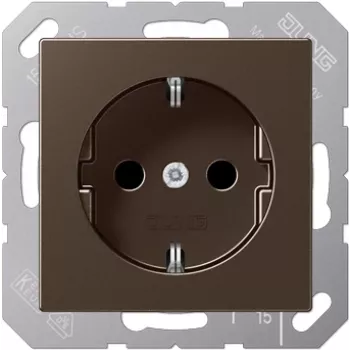 JUNG JG SCHUKO kontaktligzda 16A 250V A A1520MOmokka