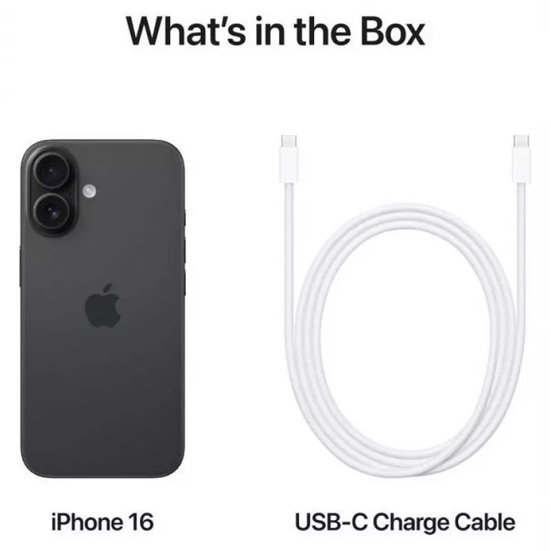 Viedtālrunis Apple iPhone 16 6,1 collas 128 GB Melns