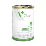 Mitrā suņu barība VETEXPERT Veterinary Diet Obesity suņiem 400 g bundža — mājputnu gaļa, pieaugušiem, ar zemu tauku saturu, augstu mitruma līmeni