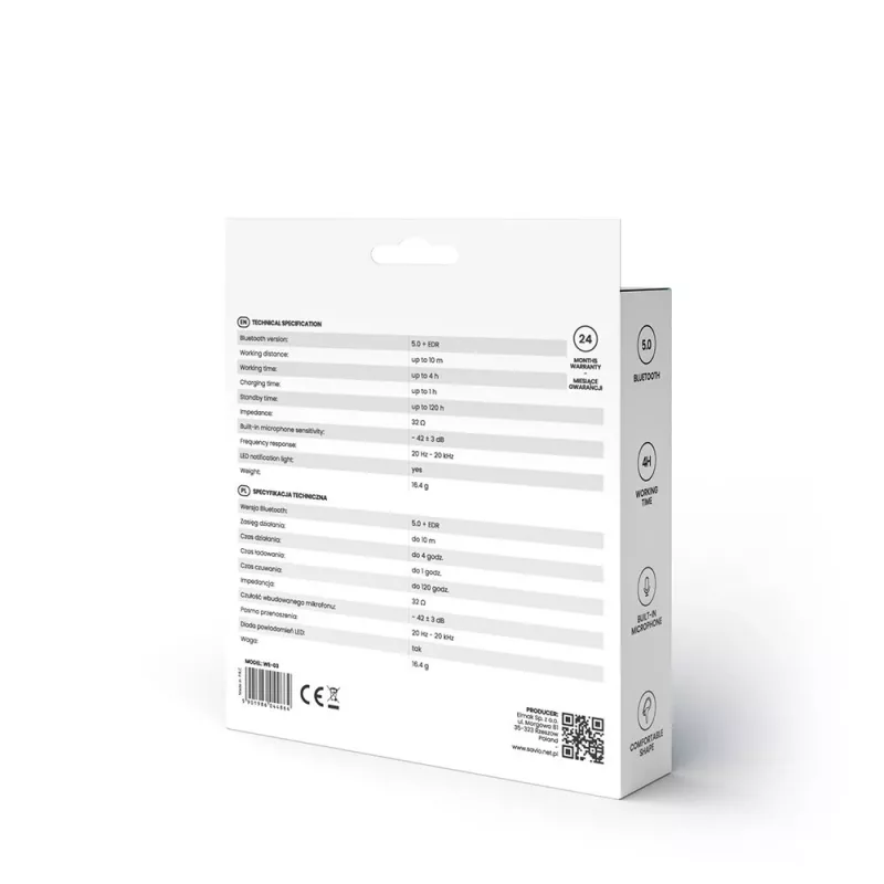 Savio WE-03 bezvadu Bluetooth austiņas