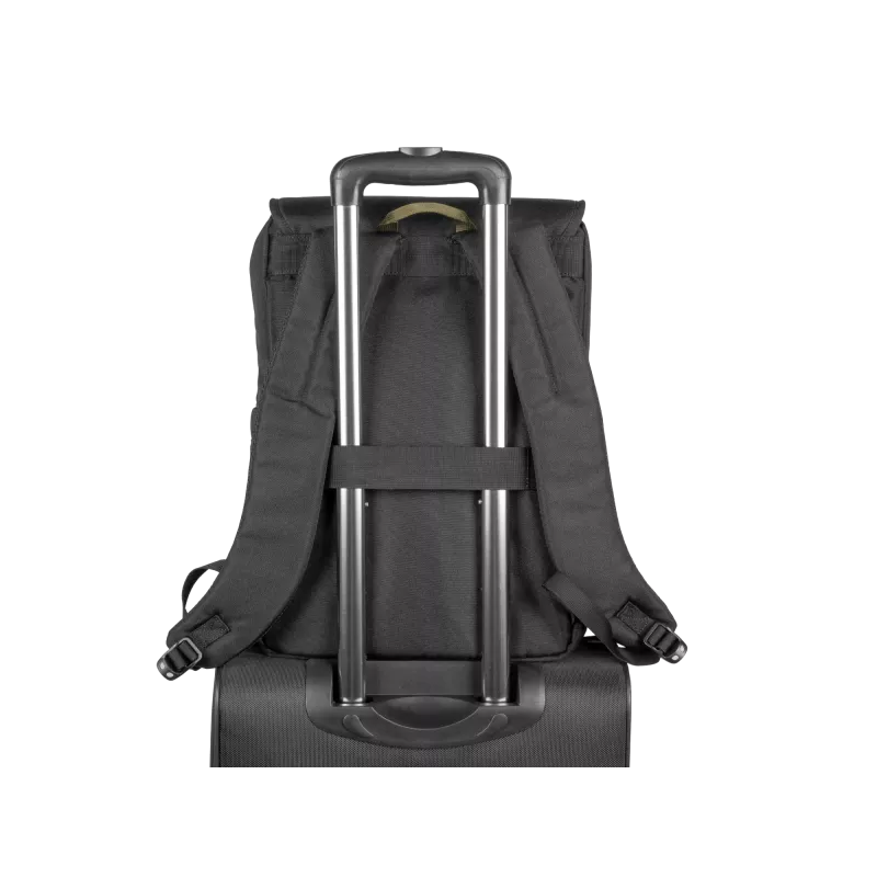 Mugursoma NATEC Niala Hunter zaļa 39.6 cm 15.6 collas Melna 1 nodalījums 2 priekšējās kabatas