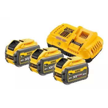 Akumulatora un lādētāja komplekts DeWalt DCB118X3 — Li‑Ion 9 Ah akumulators ar lādētāju