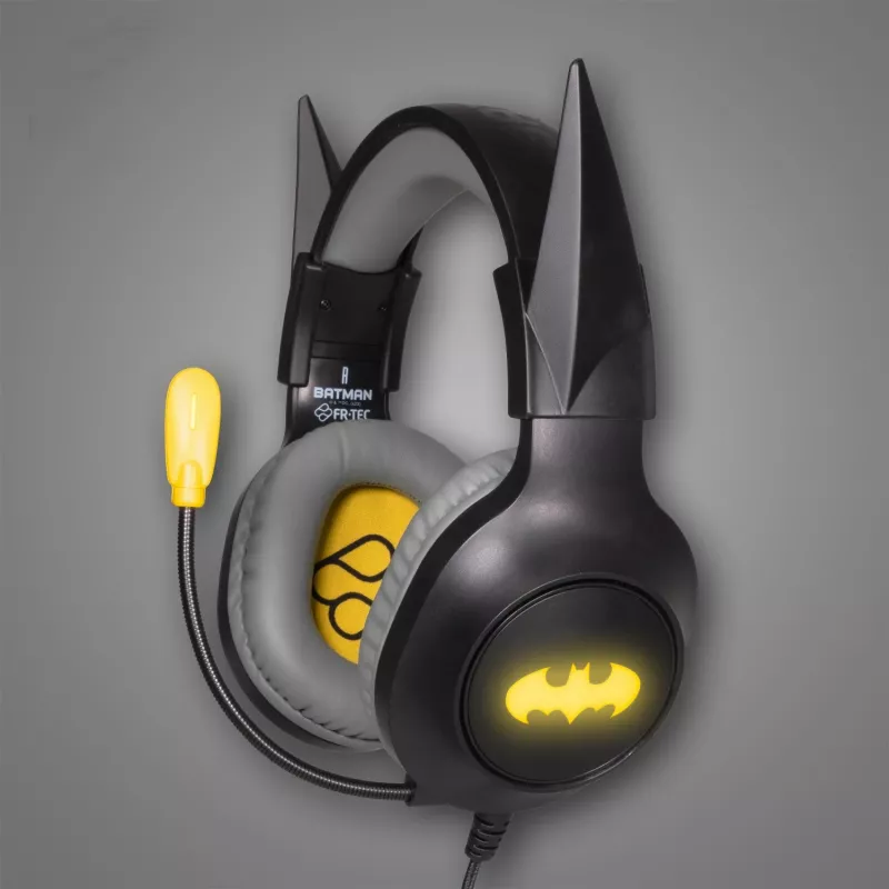 Austiņas FR-TEC Gaming Headset Batman ar Noņemamām Ausīm