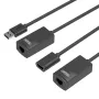 Tīkla kabelis UNITEK Y-UE01001 dokstacijas/portu replikators USB 3.0 60m melns