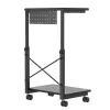 CPU ratiņu statīvs ar NanoRS plauktu, maks. 80 kg, regulējams augstums 550–850 mm, RS430