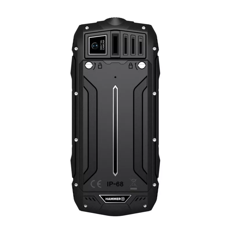Hammer ROCK LTE | Melns | 2.4 collas | IPS | 48 MB | 128 MB | Divas SIM | 3G | Galvenās kameras izšķirtspēja 2 MP | 3000 mAh
