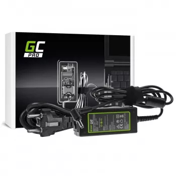 Barošanas adapteris zaļa Cell AD40P 45W klēpjdatoriem, 19V 2.37A, AC-to-DC, 100–240V ieeja, melns