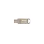 USB zibatmiņa PATRIOT PS128GT560DS5D 128GB USB 3.2 (USB-A / USB-C) grozāma, cinka sakausējuma, sudraba