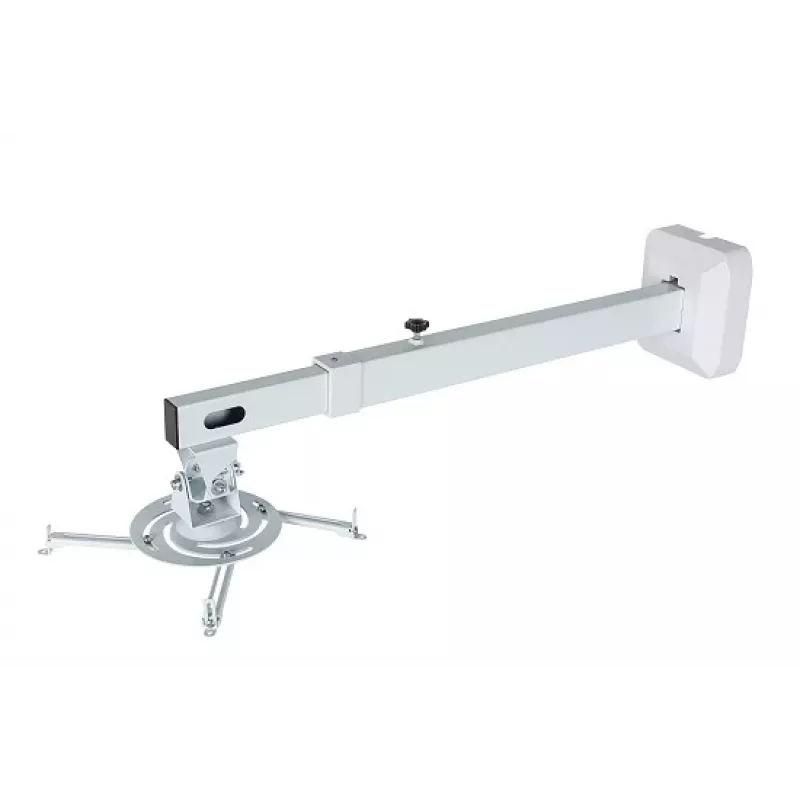 Sienas stiprinājums AVTEK WallMount Next 1200 — tērauds, balts, teleskopisks, 360° pagriežams, slīpums ±42°, maks. slodze 20 kg