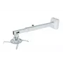 Sienas stiprinājums AVTEK WallMount Next 1200 — tērauds, balts, teleskopisks, 360° pagriežams, slīpums ±42°, maks. slodze 20 kg