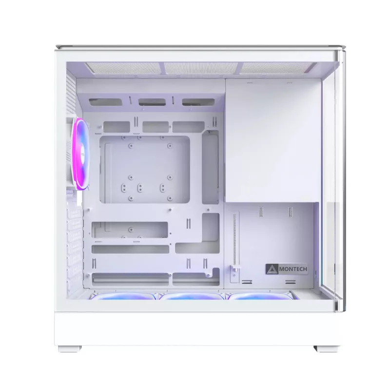 PC Case Montech KING 45 PRO (W) — Micro ATX / Mini-ITX balta midi tower