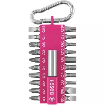 Skrūvgrieža uzgaļu komplekts Bosch 2607002821 — 21 gab.: Torx, PH, PZ, sešstūris
