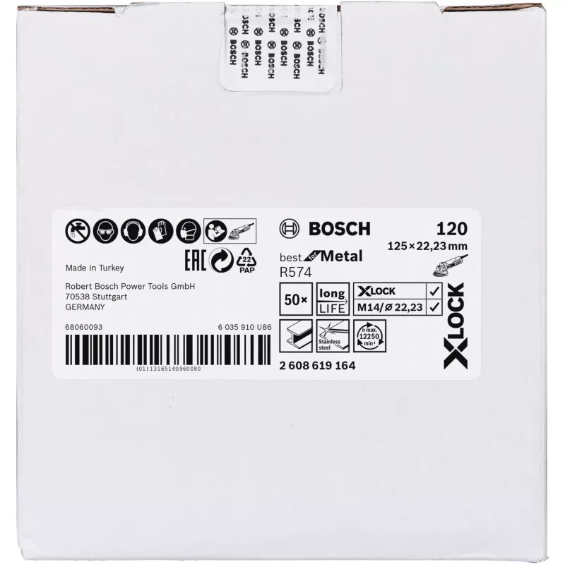 Bosch 2 608 619 164 leņķa slīpmašīnas piederums Slīpēšanas disks