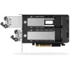 Mobilais glabāšanas plaukts RAIDSONIC ToughArmor MB842MP-B — 2 izņemami sloti M.2 NVMe, PCIe 4.0 x16