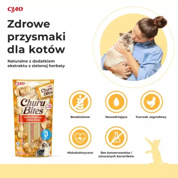 INABA Churu Bites vistas receptes vijumi – kaķu gardumi – 3x10 g