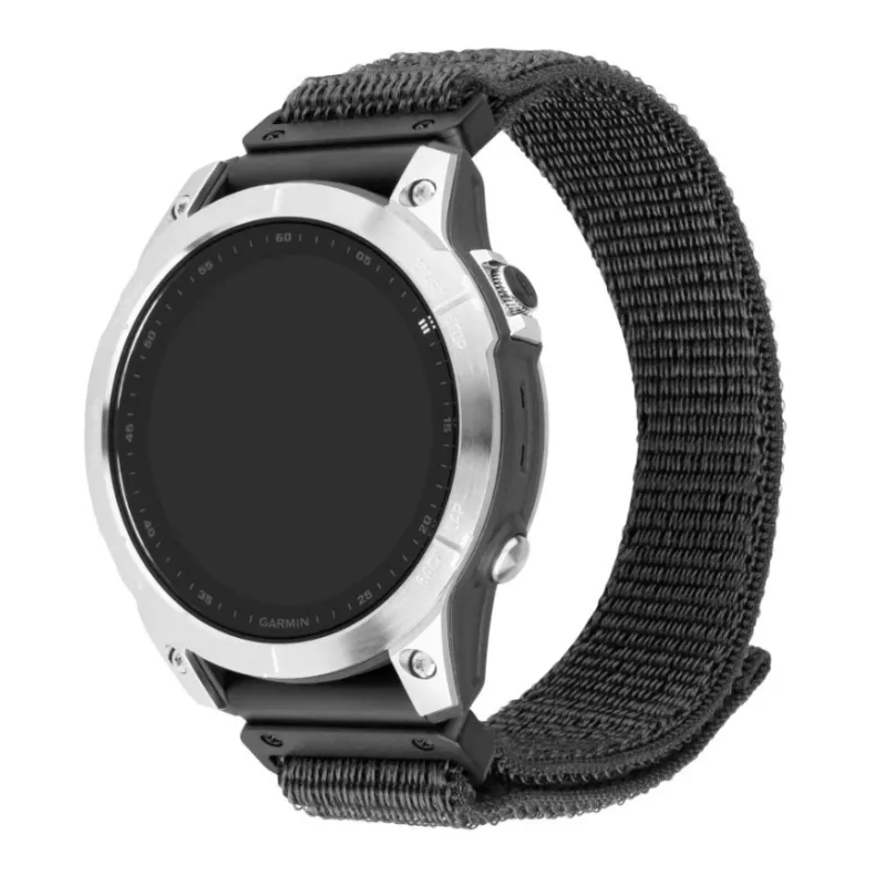 Neilona sporta siksniņa FIXED QuickFit 22 mm Garmin pulksteņiem, tumši pelēka, plaukstas locītavai 160–210 mm
