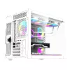 Datora korpuss DarkFlash B275 PRO (balts) ar 6 ventilatoriem