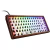 Sharkoon SKILLER SGK50 S3 Wood Barebone spēļu tastatūra, RGB