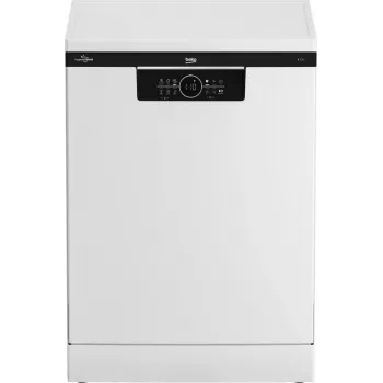 Brīvi stāvoša trauku mazgājamā mašīna Beko BDFN26531W — 15 galda klājumi, 60 cm, 46 dB, AirDry