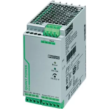 Barošanas bloks PHOENIX-CONTACT QUINT-PS/3AC/24DC/20 480 W, 320–575 V maiņstrāvas ieeja, 24 V līdzstrāvas izeja