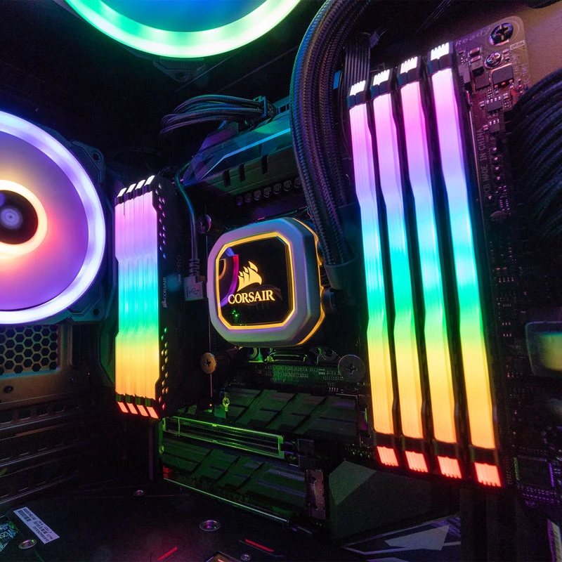 RGB gaismas uzlabošanas komplekts Corsair Universal 60g melns