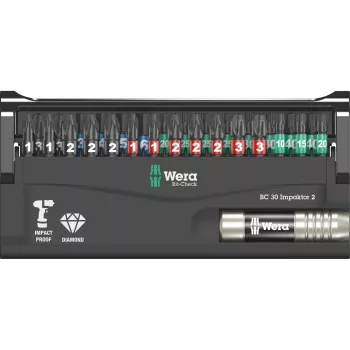 Wera 05057697001 Bit-Check 30 Impaktor 2 uzgaļu komplekts