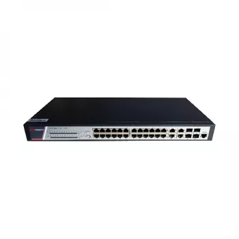 Hikvision Pro Series DS-3E2528P(B) - Slēdzis - pārvaldīts - 24 x 10/100/1000 (PoE+)