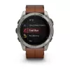 Garmin Fenix 8 3,56 cm (1,4 inch) AMOLED 51 mm Digitāli 454 x 454 pikseļi Skārienekrāns Titāns Wi-Fi GPS (satelīts)