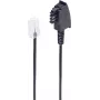 Telefona kabelis ShiverPeaks BS70002-1 1 m Melns RJ-45 TAE (F)