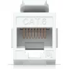 UBIQUITI CAT6 KEYSTONE COUPLER, IEPAKOJUMS PA 12. UBIQUITI CAT6 KEYSTONE COUPLER ĒRTAI JAU SABLĪVĒTU ETHERNET KABEĻU SAVIENOŠANAI