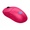 Logitech G PRO 2 - pele - spēlēm - piemērota labrocīgiem un kreilīgiem - optiska - 8 pogas - bezvadu, vadu - 2,4 GHz, USB - USB Logitech LIGHTSPEED uztvērējs - rozā (910-007310)