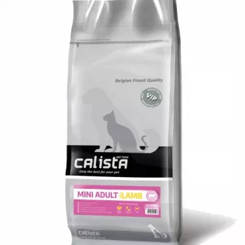Sausā suņu barība CALISTA Mini Adult Lamb 12 kg — formula pieaugušiem mazo šķirņu suņiem, 26% olbaltumvielu, 14% tauku