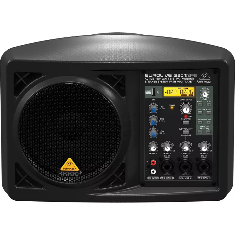Behringer B207MP3 audio monitors