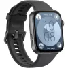 Huawei WATCH Fit 3 4,62 cm (1,82 inch) AMOLED 43,2 mm Digitāls 408 x 480 pikseļi Skārienekrāns Melns Wi-Fi GPS (satelīts)