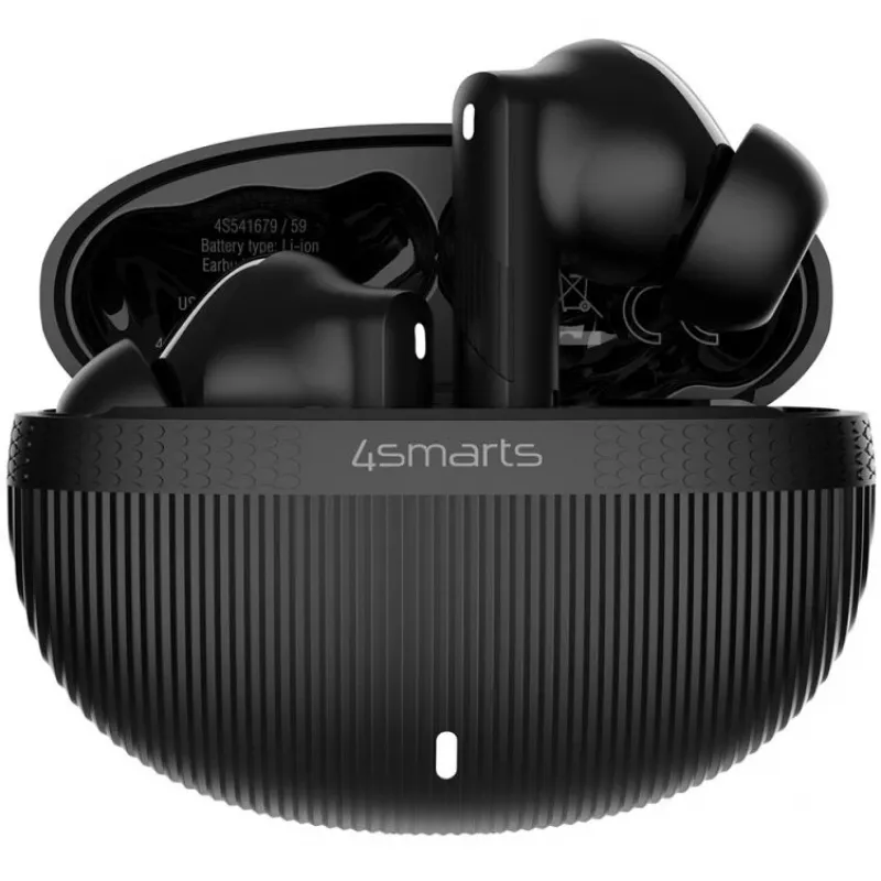Austiņas 4smarts SkyBuds Pro ANC True Wireless Stereo Bluetooth Melnas