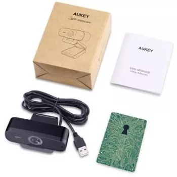 AUKEY Impression tīmekļa kamera 2 MP 1920 x 1080 pikseļi USB melna