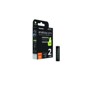Uzlādējamās baterijas PANASONIC ENELOOP PRO AAA 930 mAh 2 gab.