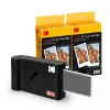 Instant kamera Kodak Mini 2 Era Melna — kompakta tūlītējās fotogrāfijas kamera, krāsaina druka