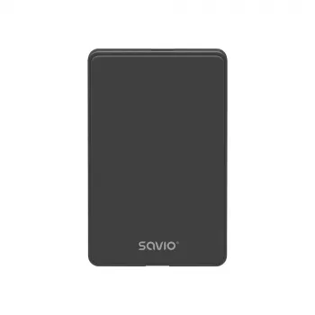HDD/SSD korpuss SAVIO AK-65 Melns 2,5 collu SATA USB 3.0 5 Gbit/s Micro-USB