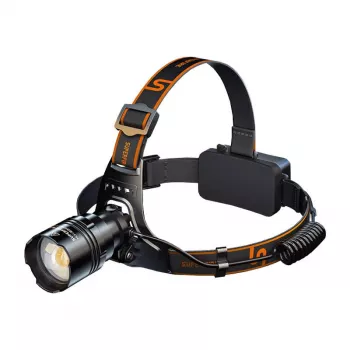 Uzlādējama Superfire HL31 Type-C LED priekšējā gaisma 3000 lūmenu