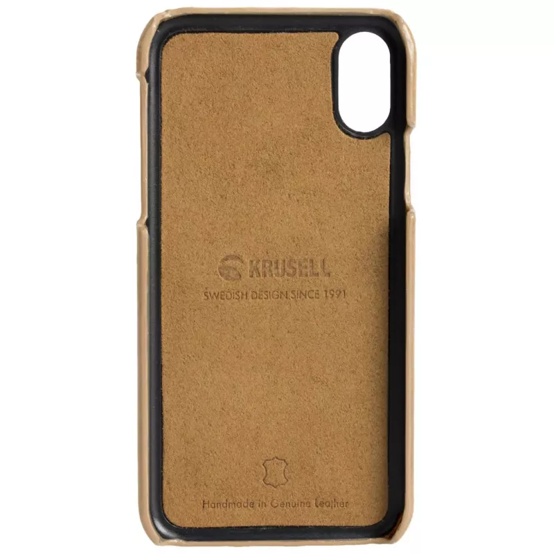 Cover Krusell Sunne 2 Card Cover iPhone XS Max 16.5 cm Bēšs