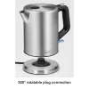 ProfiCook PC-WKS 1106 1l 2200W melna - nerūsējošā tērauda elektriskā tējkanna (501106)