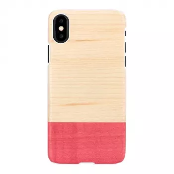 Viedtālruņa maciņš man and wood iPhone X/XS — balts, nesakritības dizains