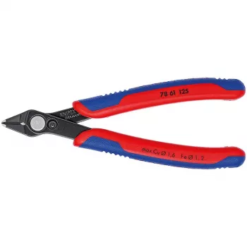 Diagonālās knaibles Knipex 78 61 125, spīļu garums 9 mm, garums 125 mm