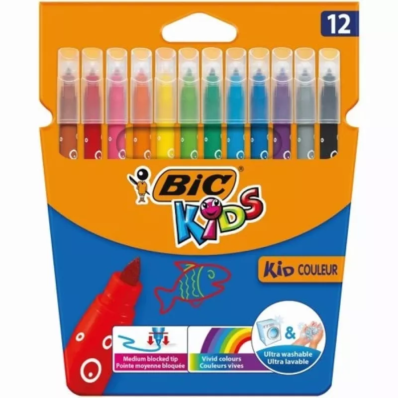 BIC flomāsteri CF KID750 12 krāsas 9202937